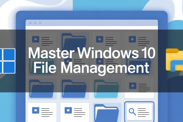 Mastering Windows 10 File Management